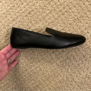 Birdies Black Leather Loafers Sz 8